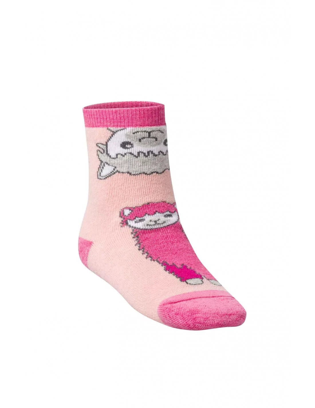 Kinder ABS Söckchen mit Alpakas Süß, lustig & sicher - farbige Socken mit ABS und Alpakas - Alpakawolletraum.com
