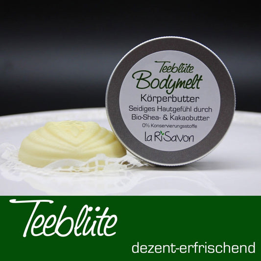 Larisavon Bodymelt Teeblüte | Körperbutter von LaRiSavon - Alpakawolletraum.com