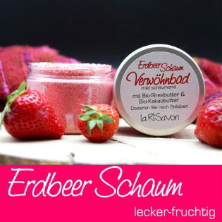 Larisavon Erdbeer Schaum Verwöhnbad im Online Shop - Alpakawolletraum.com