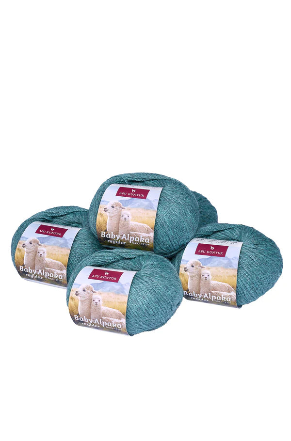 Alpaka Wolle REGULAR | 50g | 5er Pack | 100% Baby Alpaka