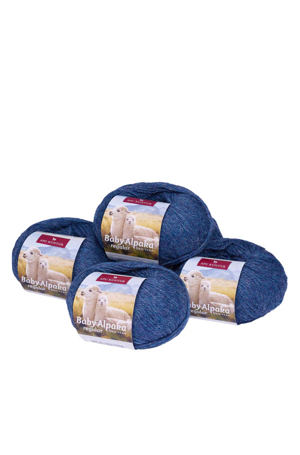 Alpaka Wolle REGULAR | 50g | 5er Pack | 100% Baby Alpaka