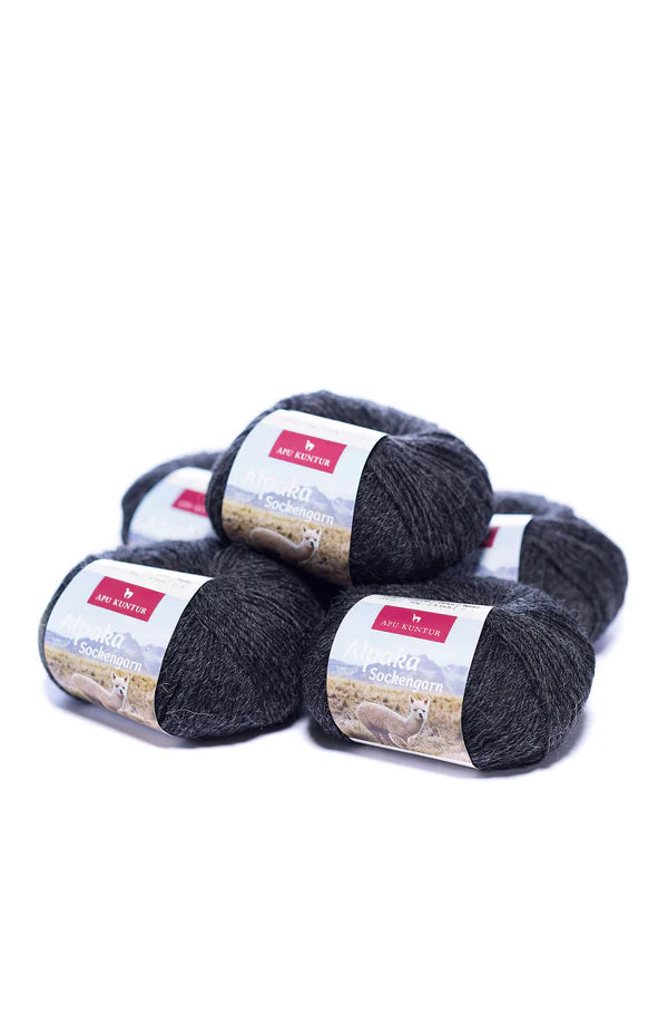 SOCKENGARN 15055-5 Alpaka Wolle SOCKENGARN | 50g | 5er Pack | Alpaka-Woll-Mix