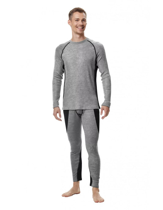 Thermo-Langarm-Shirt ST. MORITZ für Herren mit Alpaka-Mix - Alpakawolletraum.com