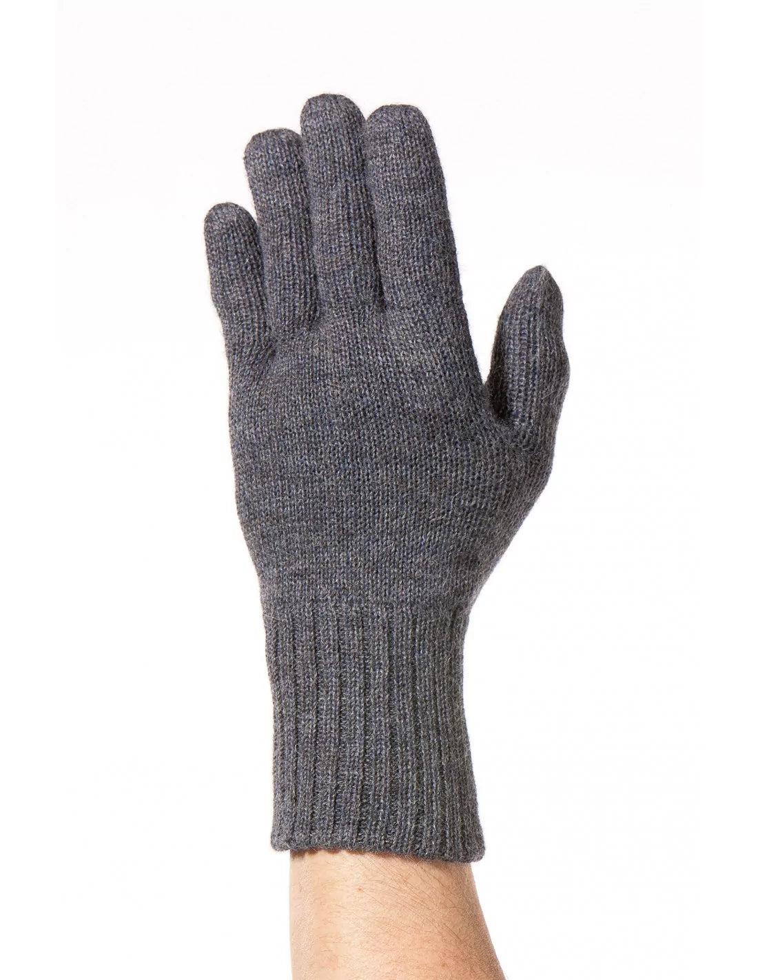 Wendbare Alpaka Fingerhandschuhe UNI aus 100% Baby Alpaka - Alpakawolletraum.com