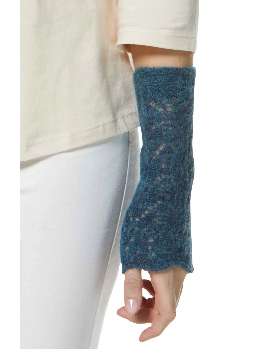 Alpaka Pulswärmer HADIA aus 55% Baby Alpaka & 26% Merino