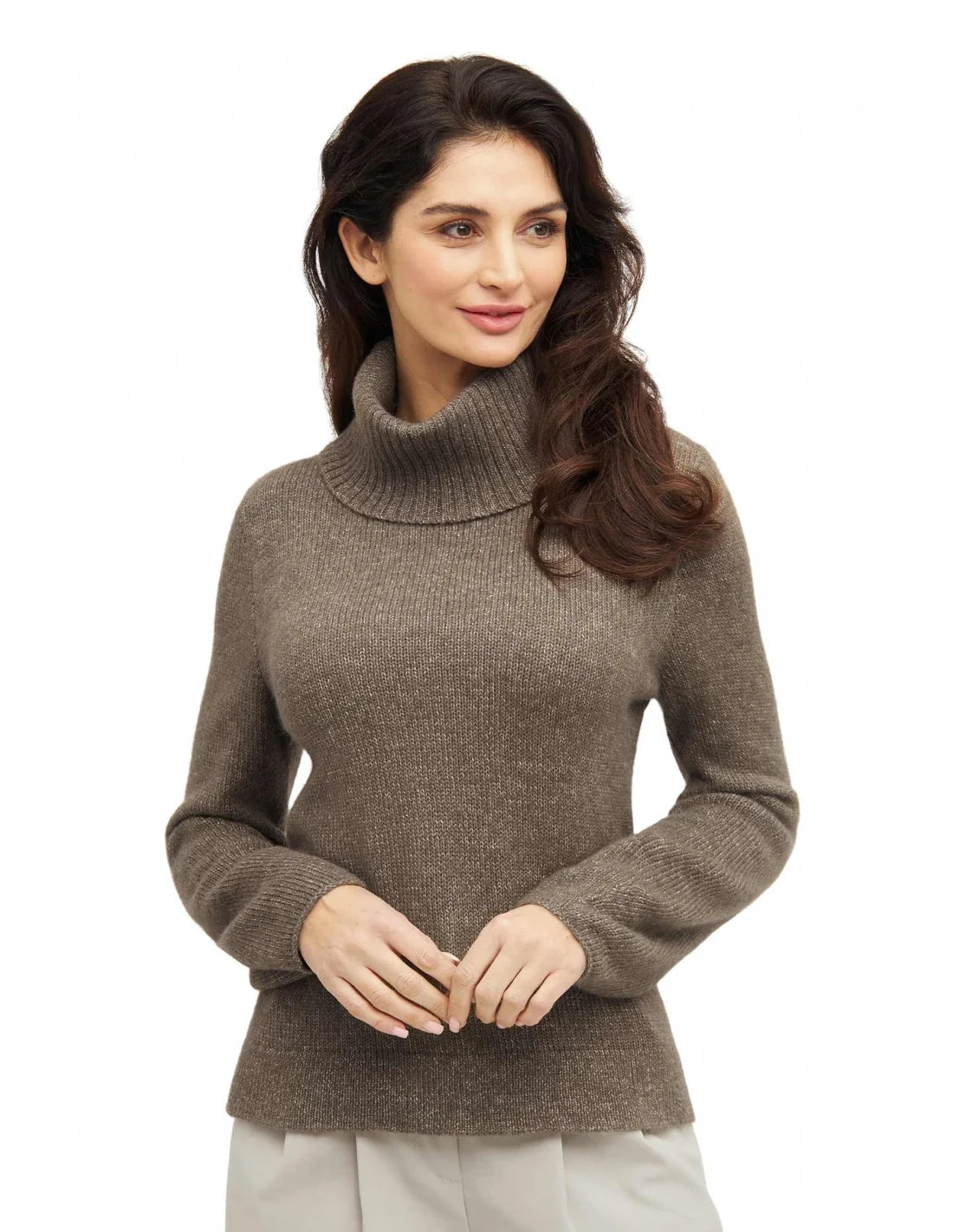 Alpaka Rollkragenpullover PACA – Damen Pullover aus Baby Alpaka-Merino-Mix, Fair Trade, weich & warm